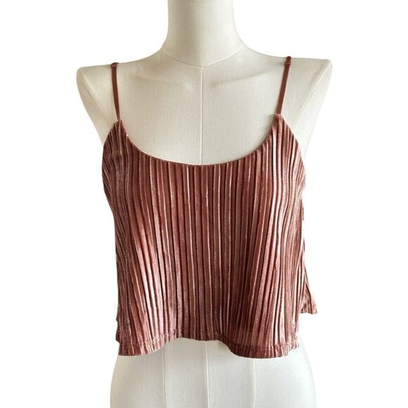 NWT Urban Outfitters Spaghetti Strap Lined Swing Crop Top Women's Sz XS - Picture 1 of 13